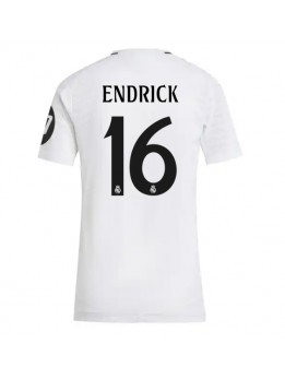 Billige Real Madrid Endrick #16 Hjemmedrakt Dame 2024-25 Kortermet